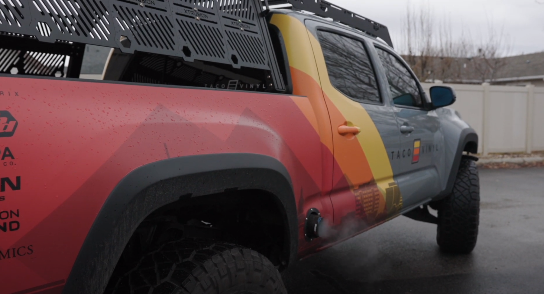 Taco Vinyl Work Truck Gets a Wrap From Wrap Matrix