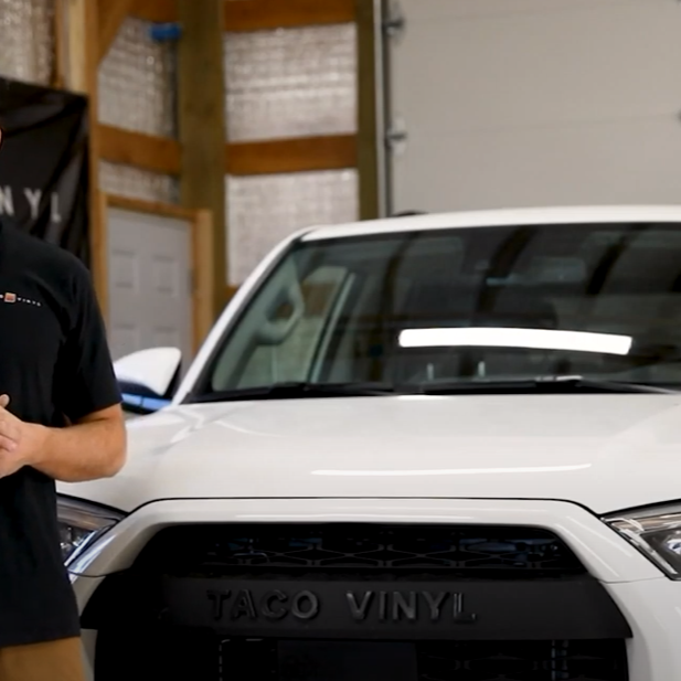 Taco Vinyl Grille Badge Install/Comparison