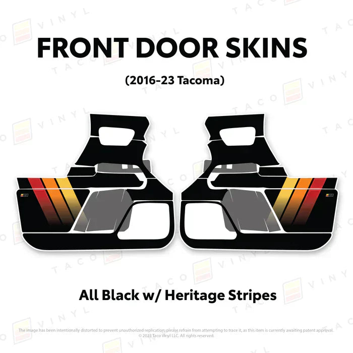 Tacoma door panels