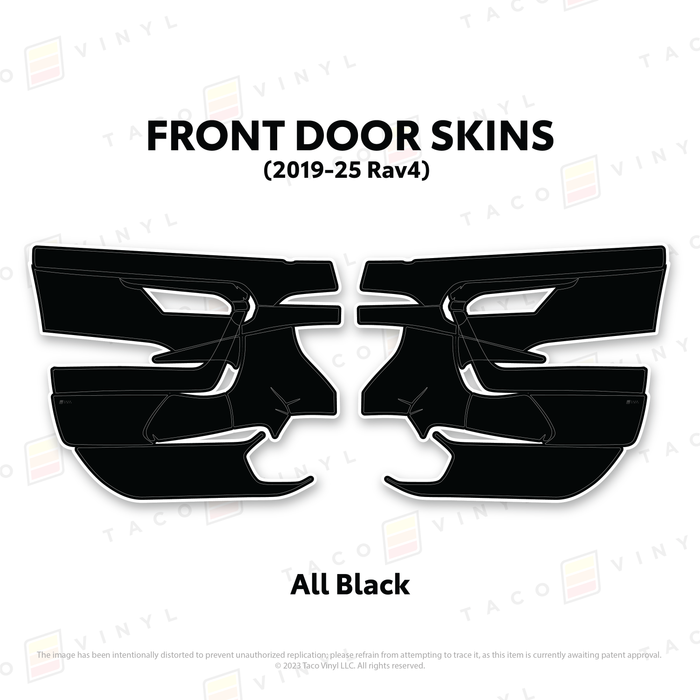 2019-25 Rav4 Door Skins