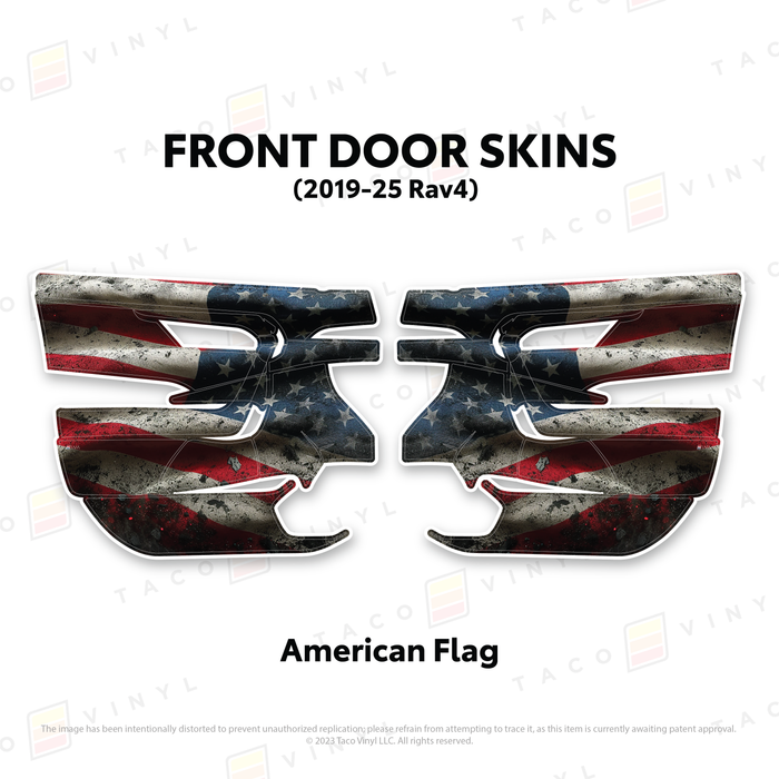 2019-25 Rav4 Door Skins