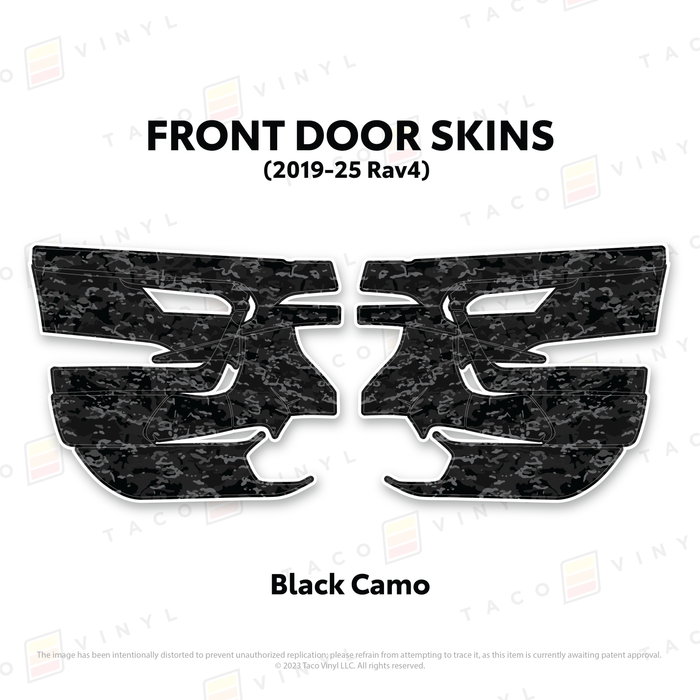 2019-25 Rav4 Door Skins
