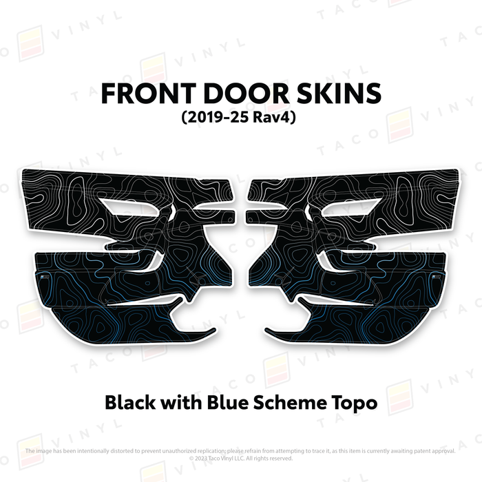 2019-25 Rav4 Door Skins
