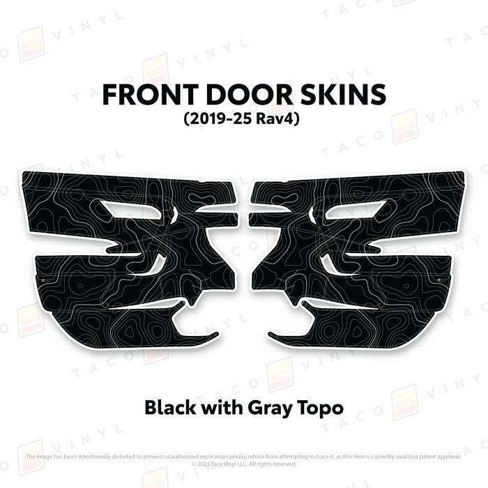 2019-25 Rav4 Door Skins