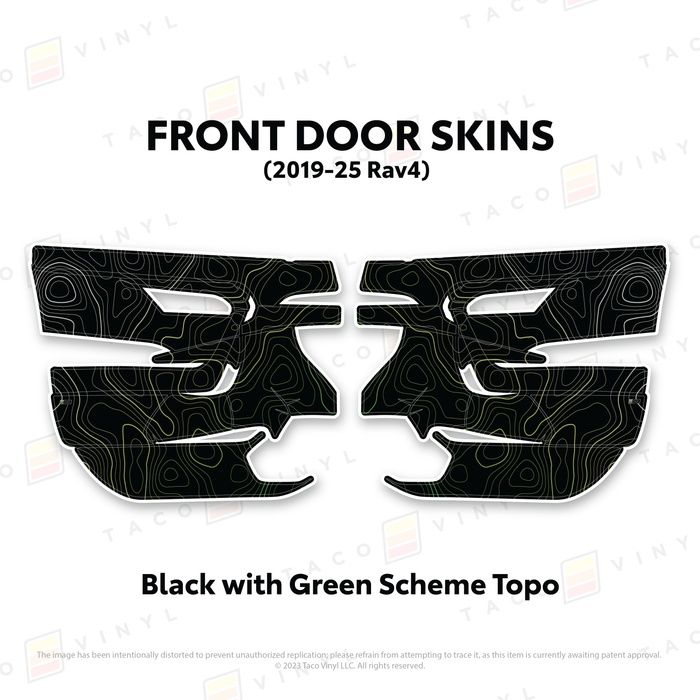 2019-25 Rav4 Door Skins