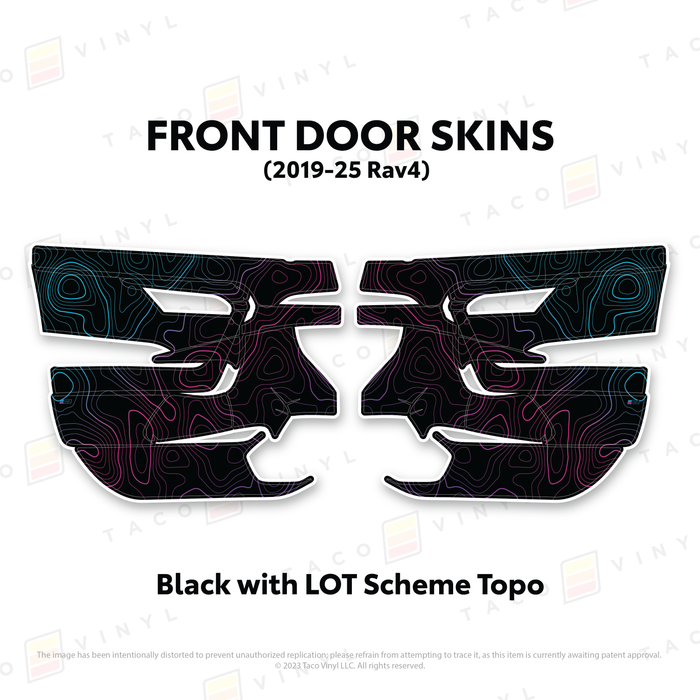 2019-25 Rav4 Door Skins