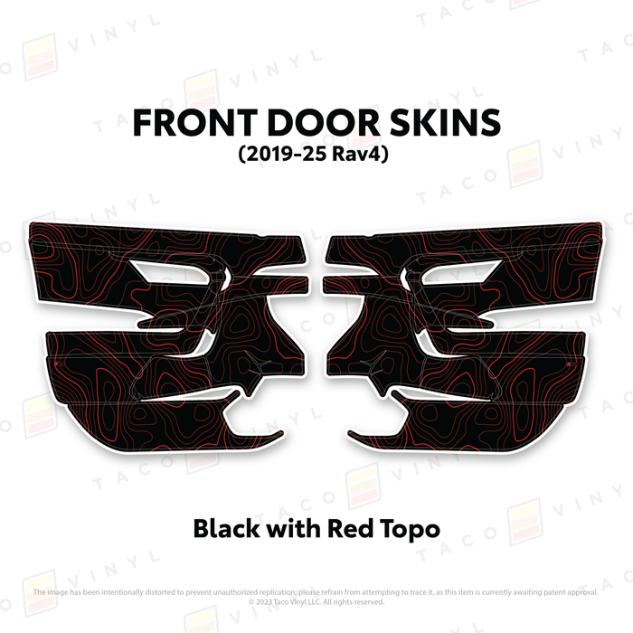 2019-25 Rav4 Door Skins