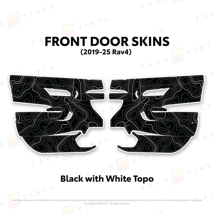 2019-25 Rav4 Door Skins