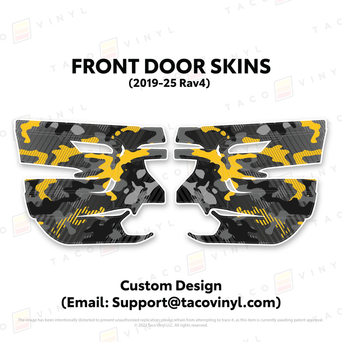 2019-25 Rav4 Door Skins