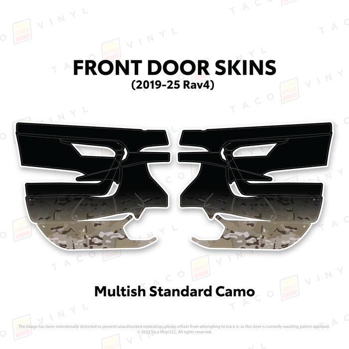 2019-25 Rav4 Door Skins