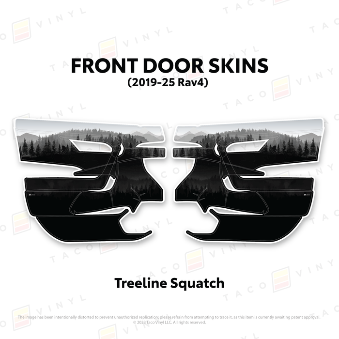 2019-25 Rav4 Door Skins