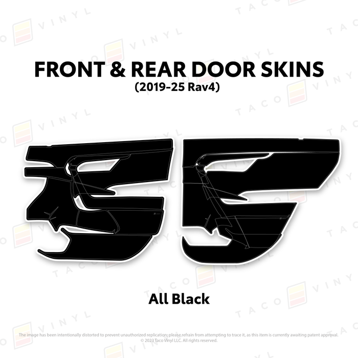 2019-25 Rav4 Door Skins