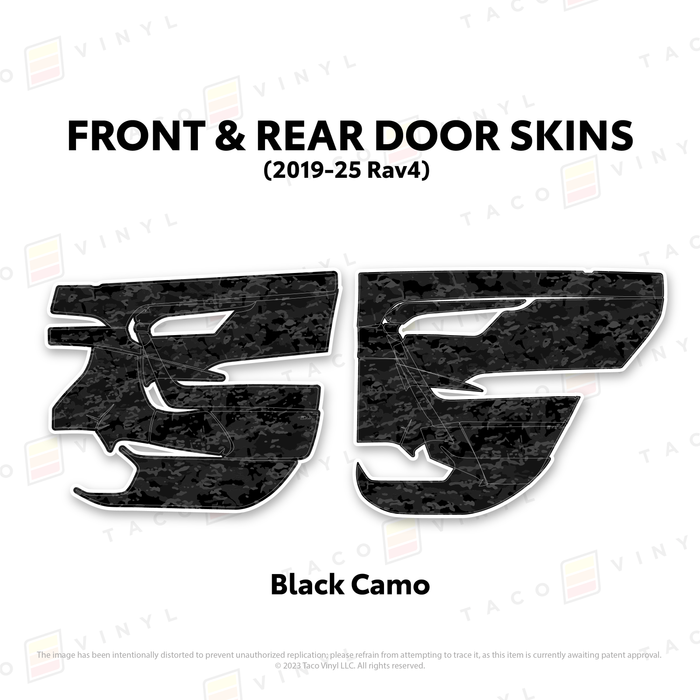 2019-25 Rav4 Door Skins