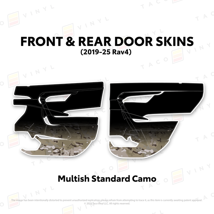 2019-25 Rav4 Door Skins