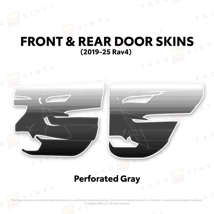 2019-25 Rav4 Door Skins