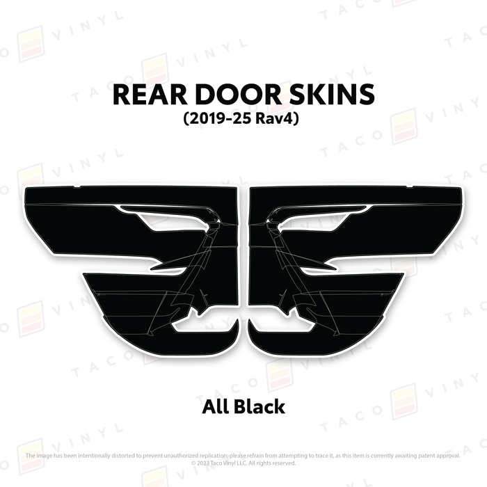 2019-25 Rav4 Door Skins
