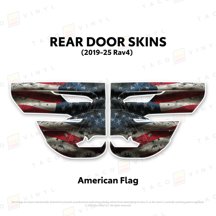 2019-25 Rav4 Door Skins