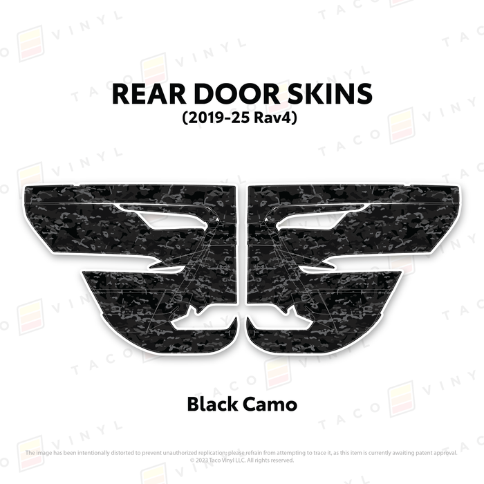 2019-25 Rav4 Door Skins