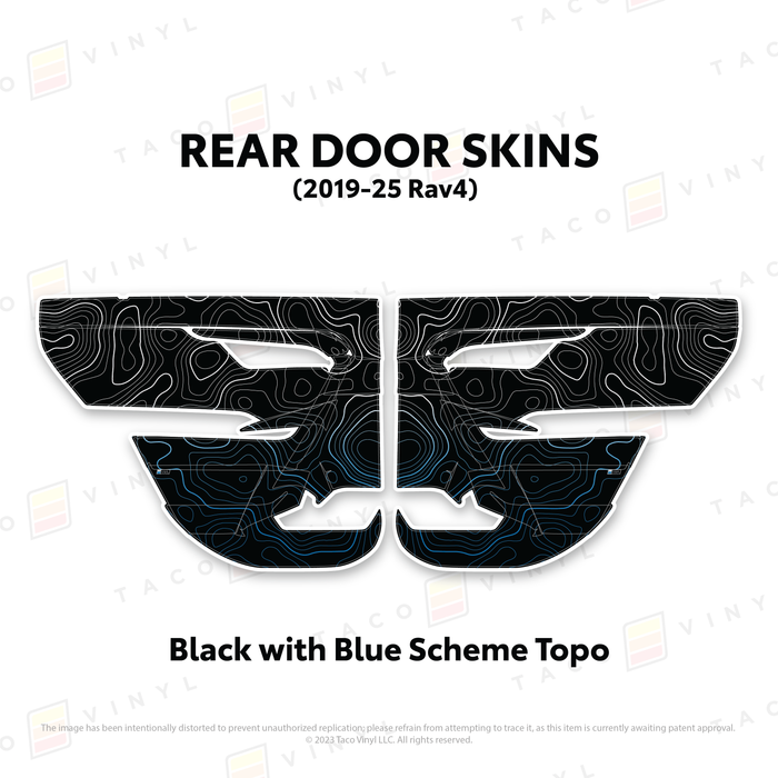 2019-25 Rav4 Door Skins