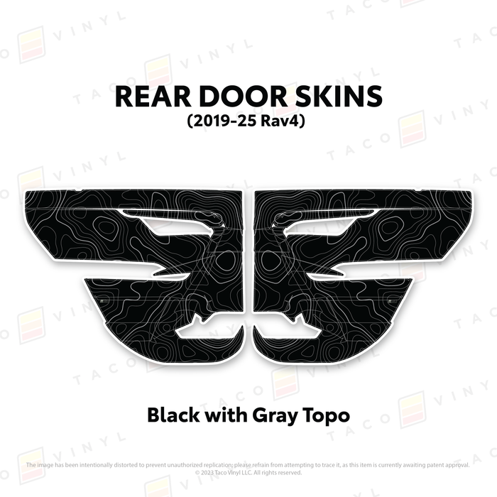 2019-25 Rav4 Door Skins