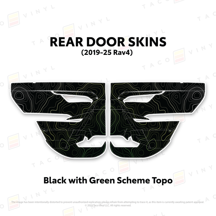 2019-25 Rav4 Door Skins