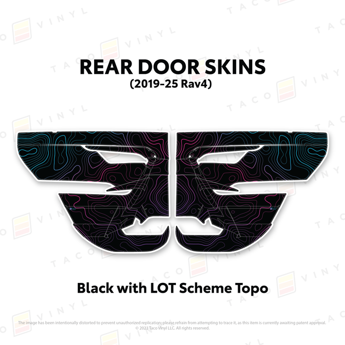 2019-25 Rav4 Door Skins
