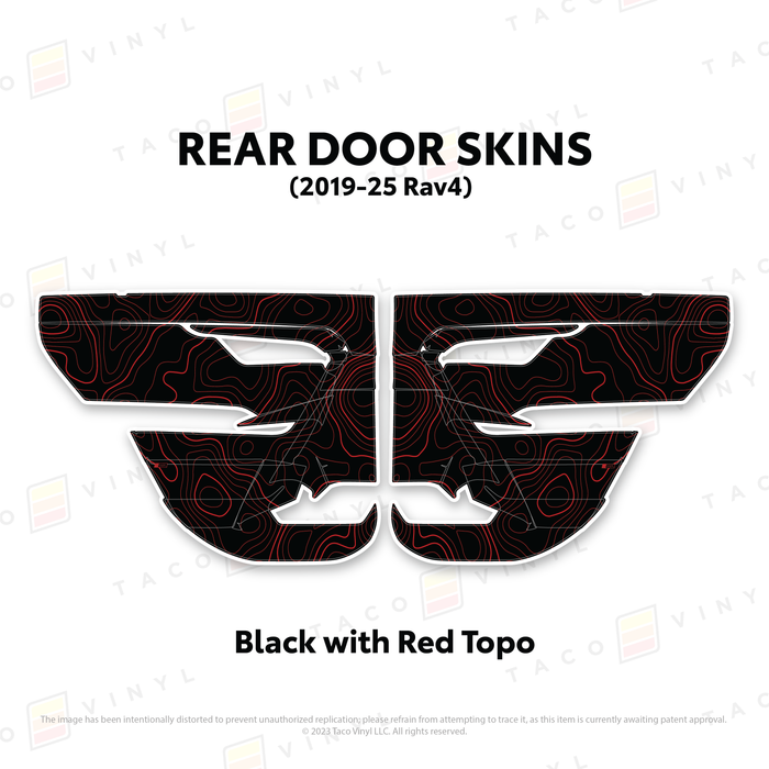 2019-25 Rav4 Door Skins