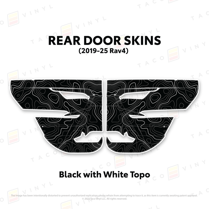2019-25 Rav4 Door Skins