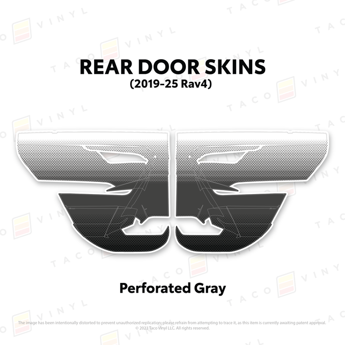 2019-25 Rav4 Door Skins