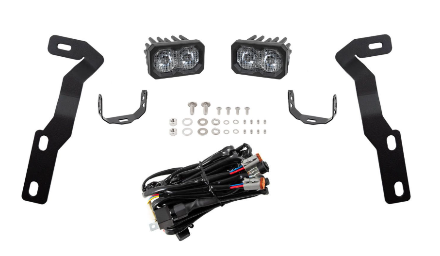 Stage Series Backlit Ditch Light Kit for 2016-2023 Toyota Tacoma