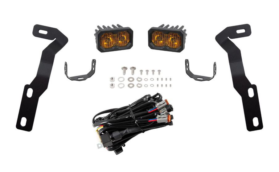 Stage Series Backlit Ditch Light Kit for 2016-2023 Toyota Tacoma