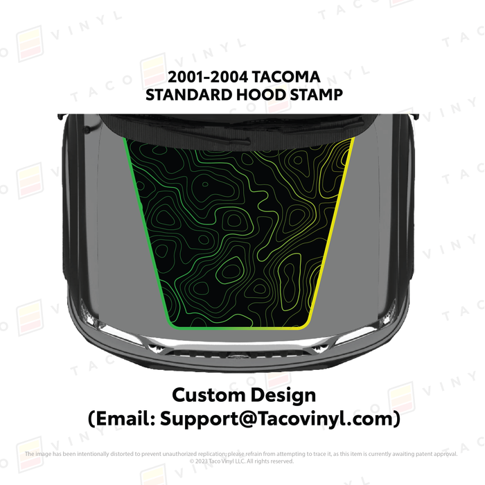 2001-04 Toyota Tacoma Hood Stamp