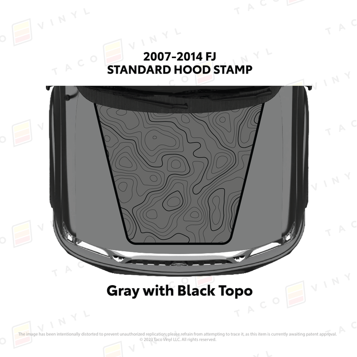 2001-04 Toyota Tacoma Hood Stamp