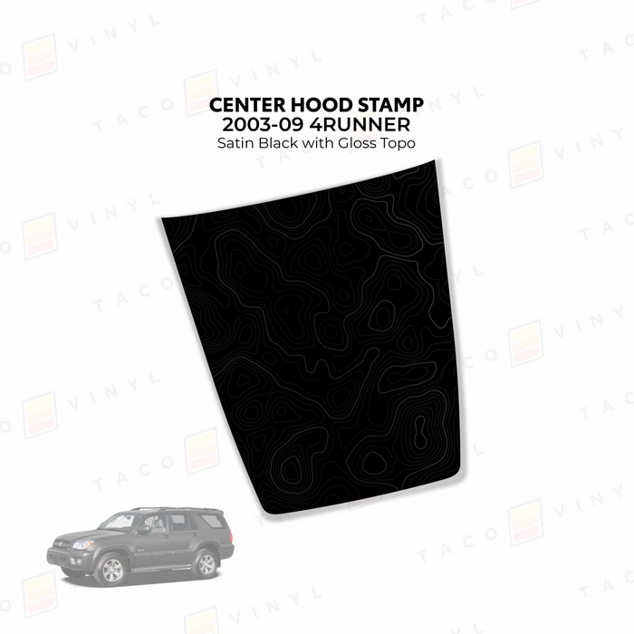 2003-2009 4Runner Hood Stamp