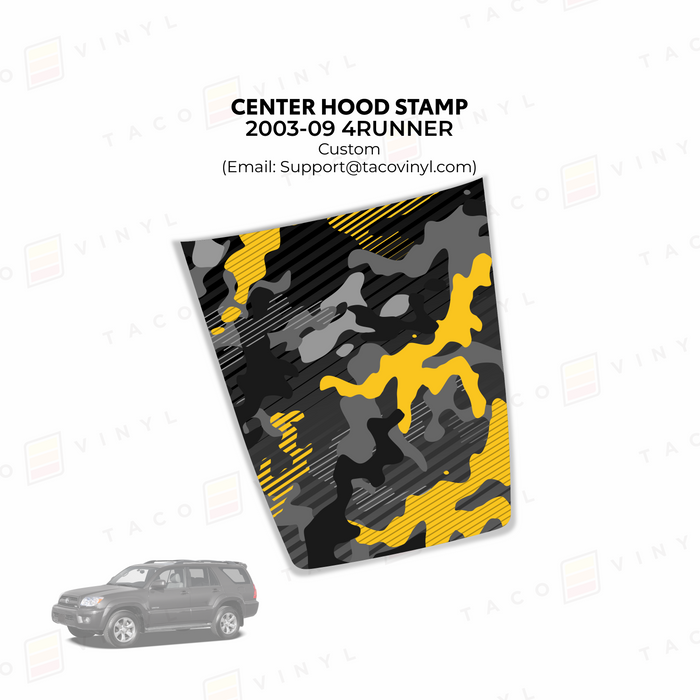 2003-2009 4Runner Hood Stamp