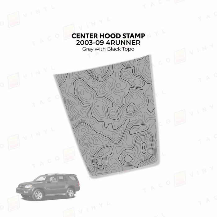 2003-2009 4Runner Hood Stamp