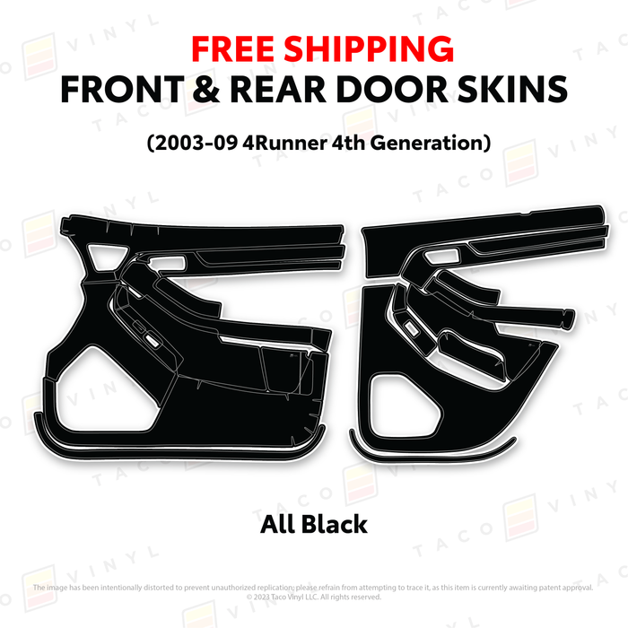 2003-2009 4Runner Door Skins