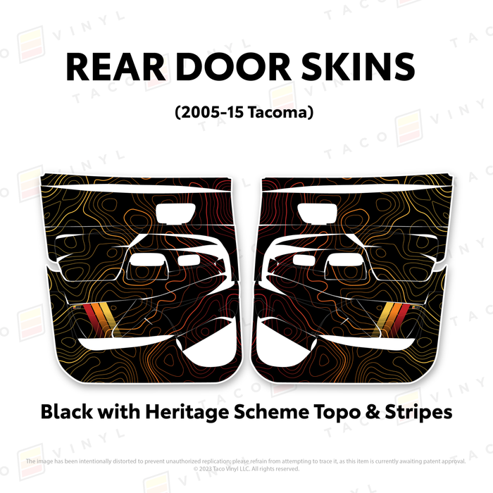 2005-15 Tacoma Door Skins