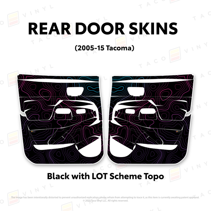 2005-15 Tacoma Door Skins