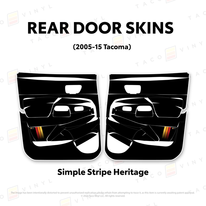 2005-15 Tacoma Door Skins