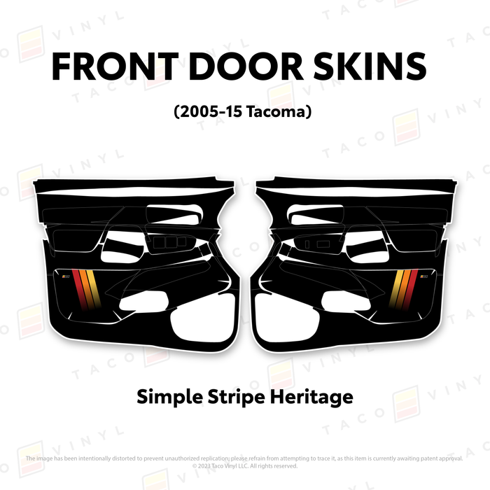2005-15 Tacoma Door Skins