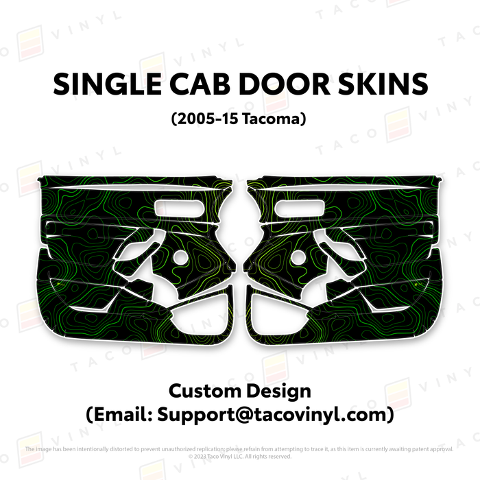 2005-15 Tacoma Single Cab Door Skins