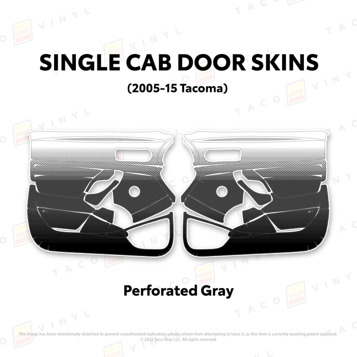 2005-15 Tacoma Single Cab Door Skins
