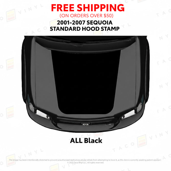 2001 - 07 Sequoia Hood Stamp