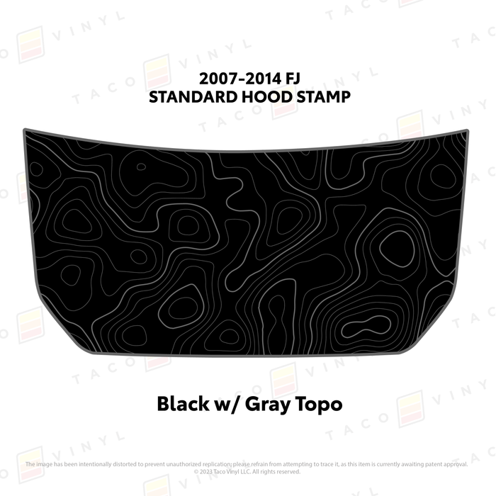 2007-14 FJ Cruiser Hood Stamp
