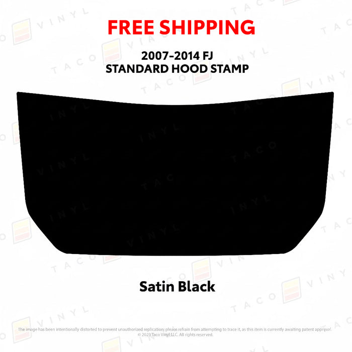2007-14 FJ Cruiser Hood Stamp