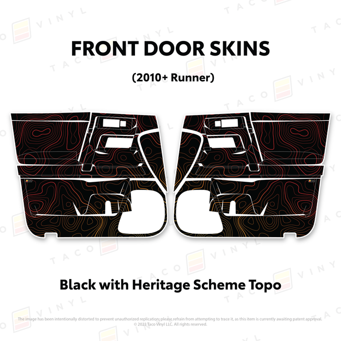 2010-24 4Runner Door Skins