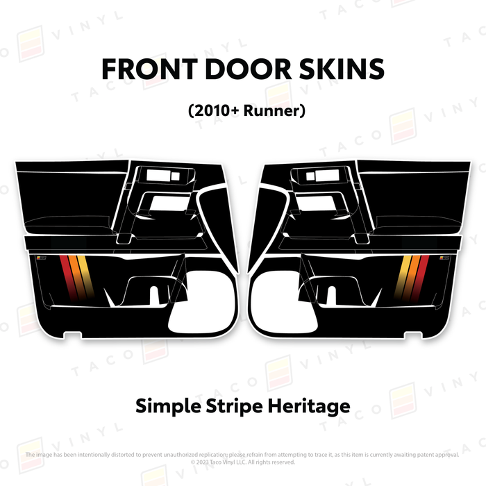 2010-24 4Runner Door Skins