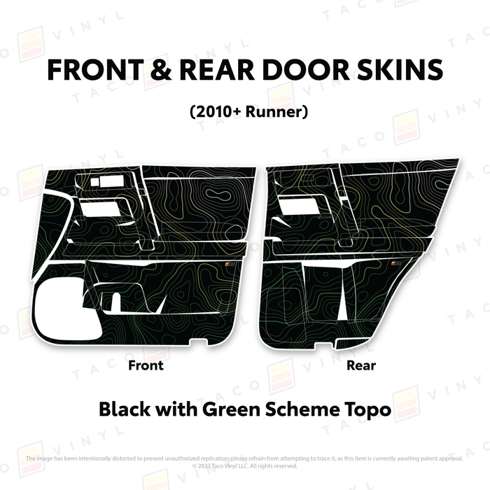 2010-24 4Runner Door Skins
