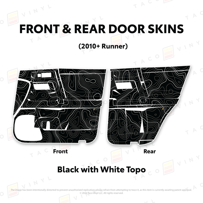 2010-24 4Runner Door Skins